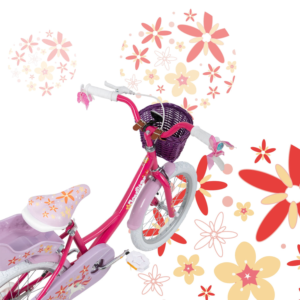 Joystar Unicorn 12inch Girls' Bike, Purple