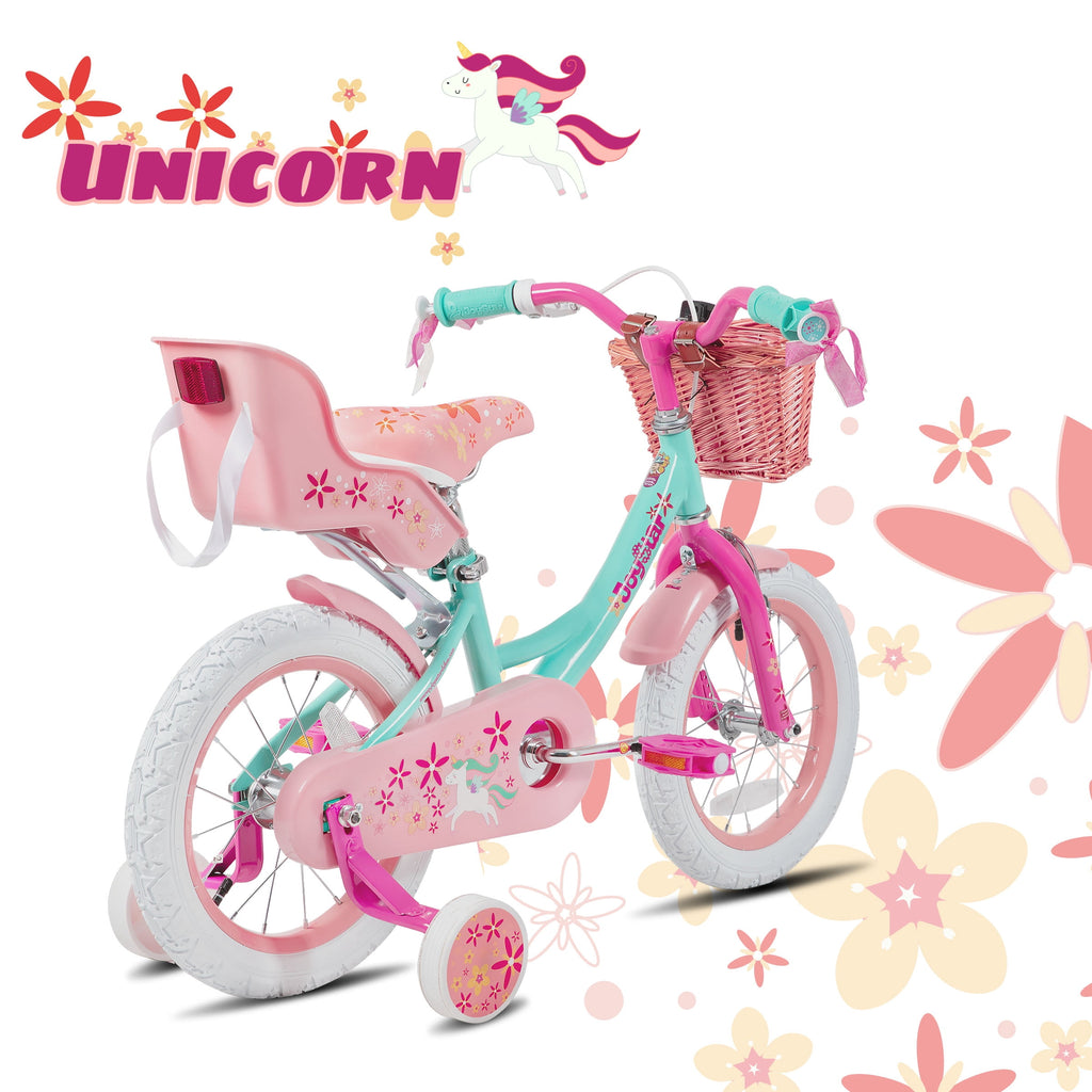 Joystar Unicorn 12inch Girls' Bike, Purple