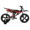Hyper Bicycles 16 Moto Bike, Children Ages 5-7, Black/Red