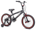 18 Kent Bicycle Abyss Freestyle BMX Bicycle, Fits Riders 3'2-4'2, Gray, Child, Unisex