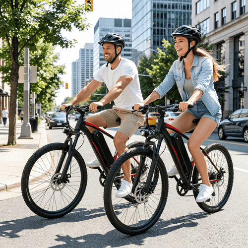 26’’ Electric Mountain Bike for Adults, 500W Peak Motor, 36V 12Ah Removable Waterproof Battery, 20 MPH, 30 Miles Range, 7-Speed Suitable for Mountain, Commuting, Shopping, or Trip, UL 2849