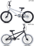 20 Kent Bicycles Spector BMX Bicycle, Fits Rider 4'2 - 5', Black/White, Child/Tween/Teen, Unisex