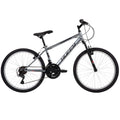 Huffy 24” Rock Creek Mountain Bike, Fits Riders 58” - 70”, Gray, Youth, Boy’s