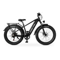 Ozark Trail 26 M.3 Ranger+ Electric Fat Tire Bike, 48V, Class 2, Black, Fits Riders 5'2 - 6'1, Adult, Unisex