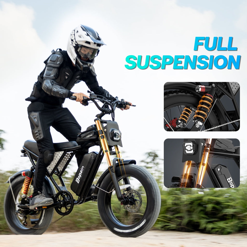 Electric Bike for Adults,1500W 35MPH,48V 20AH 30-80 Miles,20'' Fat Tire Mountain Bike with Rear Rack UL2849