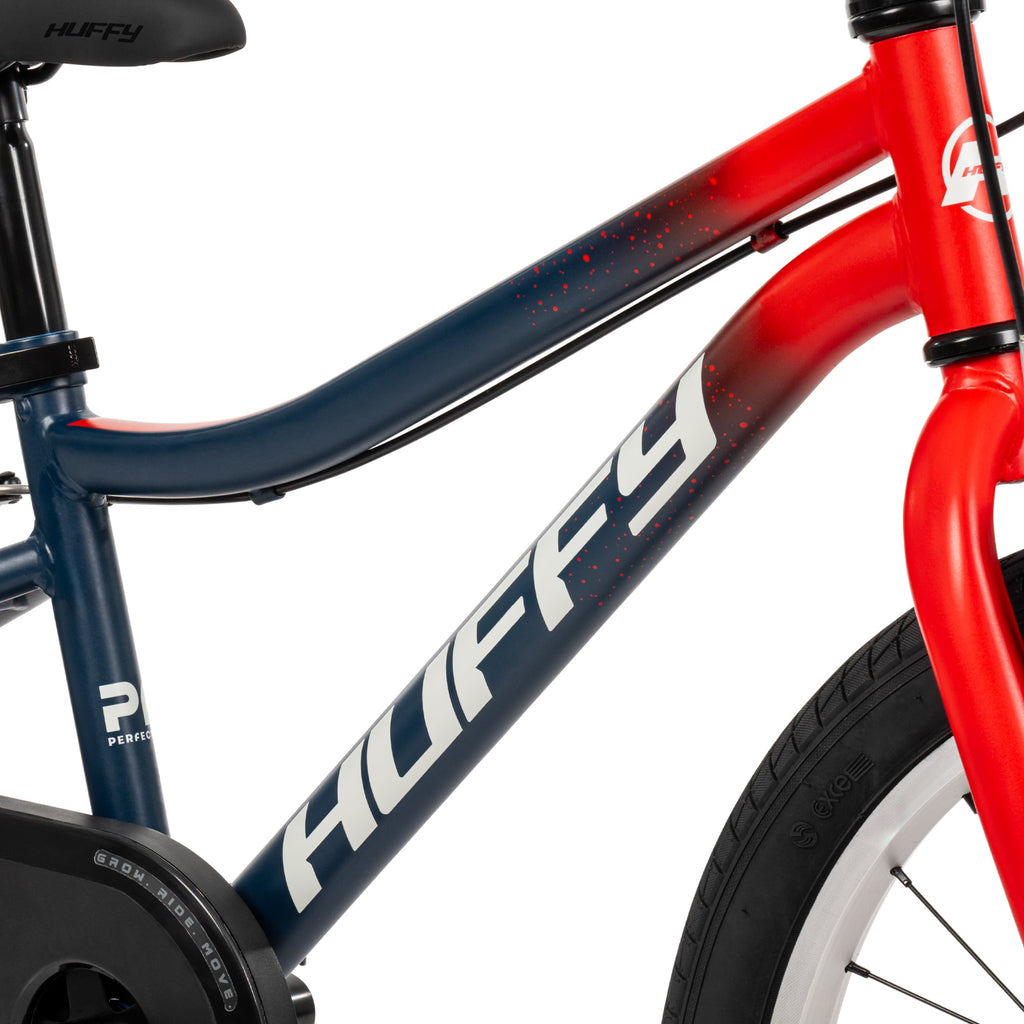 Huffy 20-Inch GRM Kids’ Bike, Perfect Fit Frame for a Natural Riding Position, Dual Braking System for Confident Control, Full Chainguard for Safety, Fits Riders 45–52 Tall, Blue