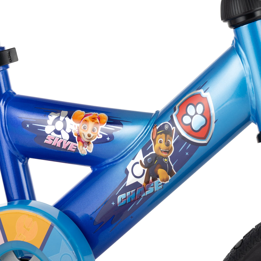 Huffy 12 Paw Patrol Kids' Bike, Fits Riders 37 - 42, Blue, Youth, Boy's