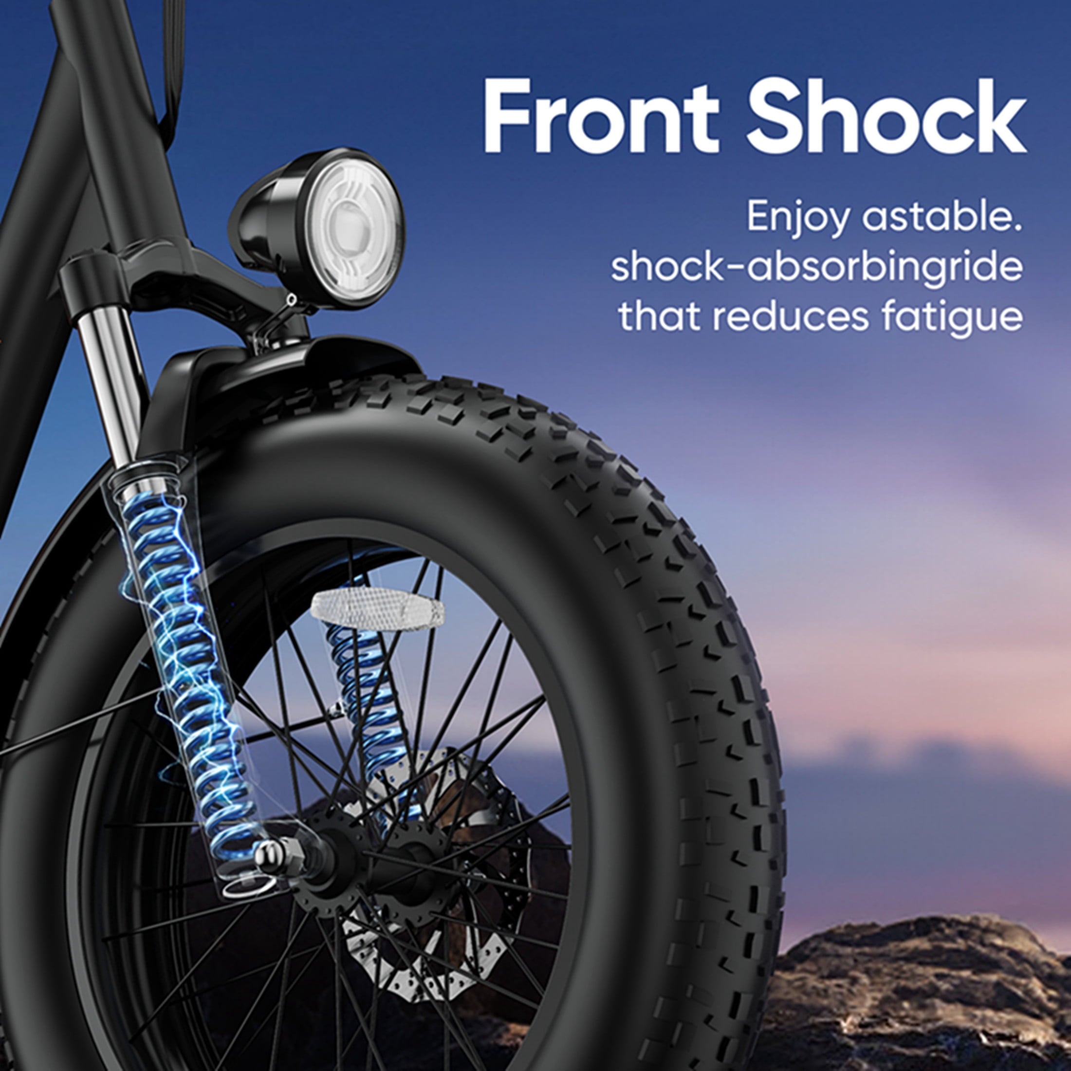 URLIFE 20*4.0 Fat Tire Ebike for Adults,1500W Peak Motor, 749Wh Removable Battery, 28MPH 80Miles-Range Electric Bicycle,Full Suspension Shimano 7-Speed Mountain Bike,UL2849-Black
