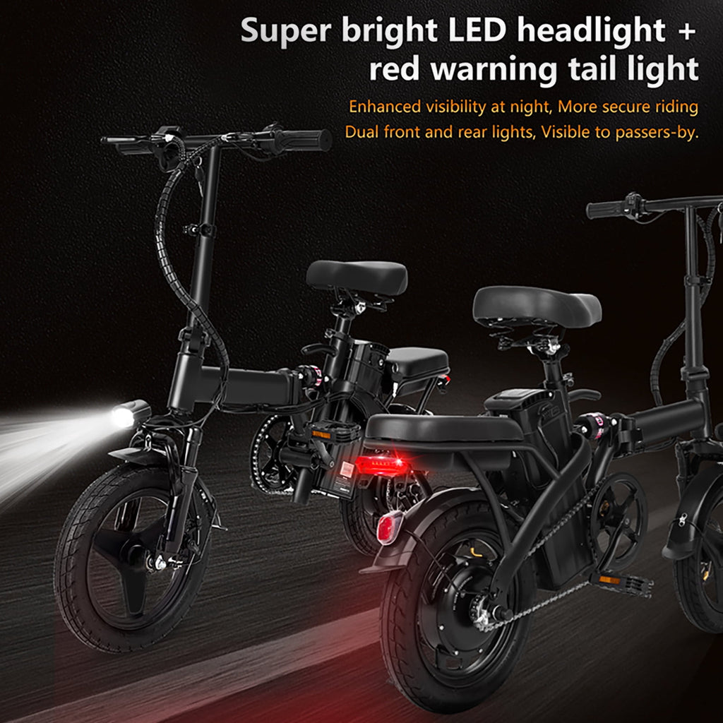 BroPath Electric Bike for Adults,26”Electric Mountain Bike 576Wh Internal Battery & LCD Display, with 7-Speed, 25MPH,Ebike,Full Suspension, 800W (Peak) Motor Commuter Electric Bicycle,UL2849