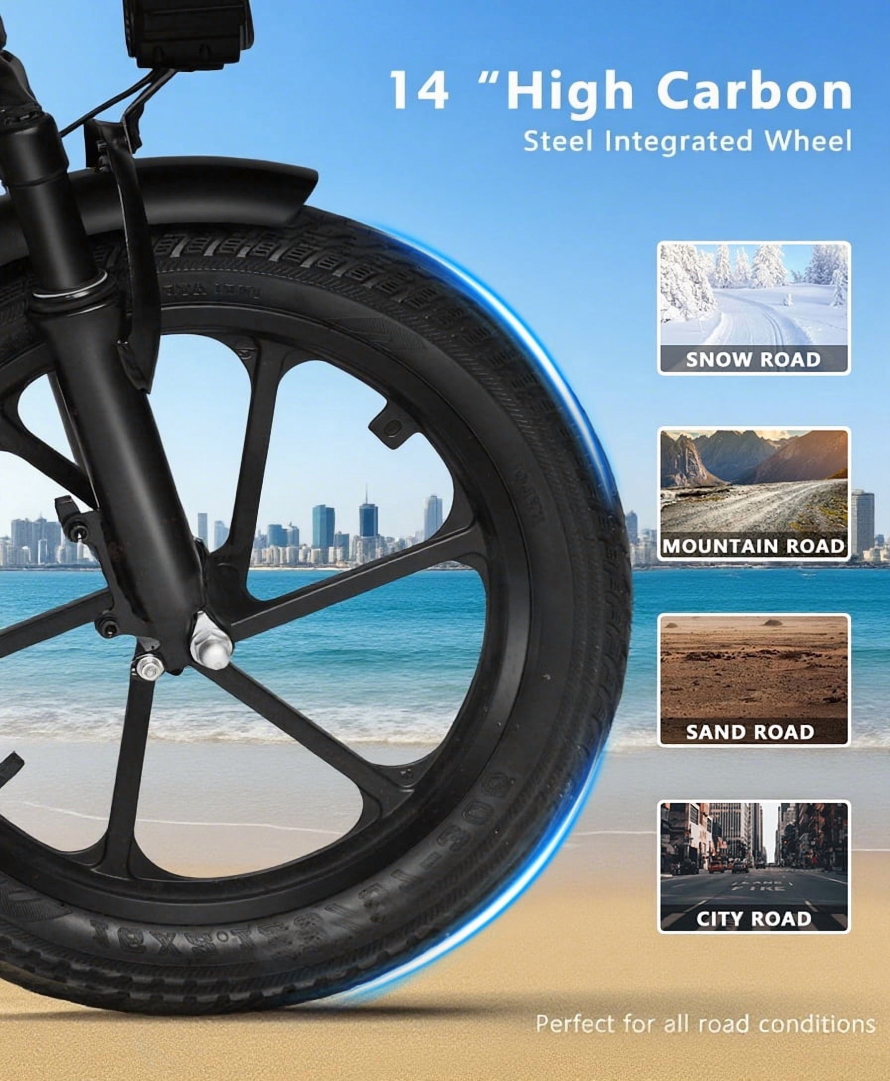 BroPath Electric Bike for Adults,26”Electric Mountain Bike,576WH Removable Battery& LCD Display, 25MPH,750W High Motor,Multi-Shock Absorption,7-Speed,Commuting E Bikes,UL2849