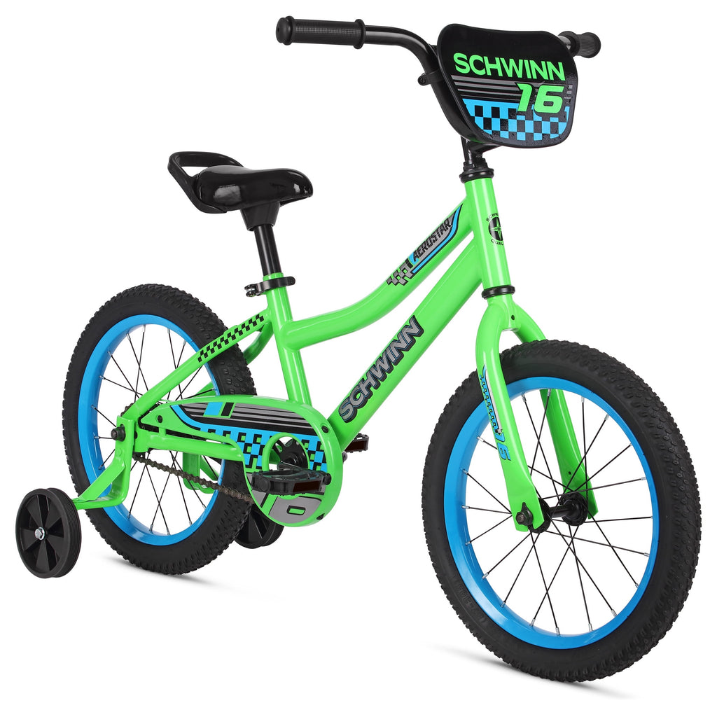 Schwinn Aerostar 16-in. Children's Bike, Ages 3-7 Years, Green Bicycle