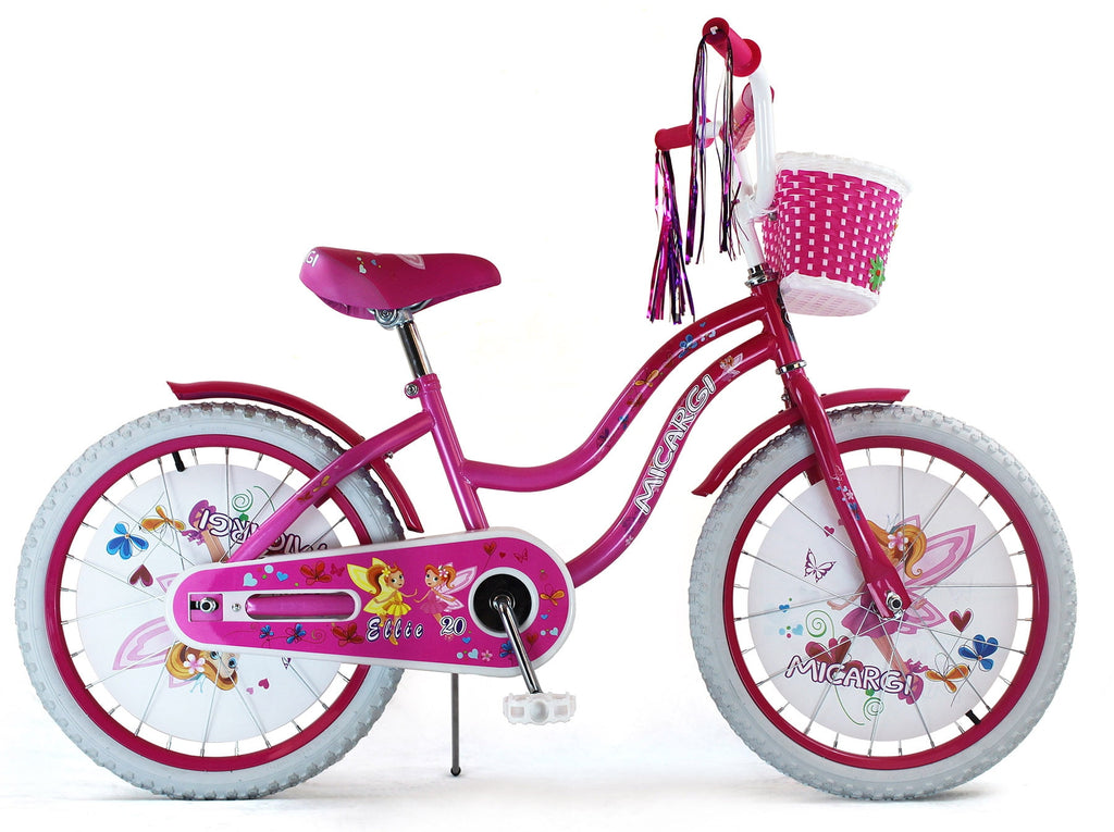 Micargi ELLIE-G-20-HPK-PK 20 in. Girls Bicycle, Hot Pink and Pink