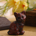 Cute Kitten Statues for Kitten Lovers and Collectibles,Cat Crystal Figurines