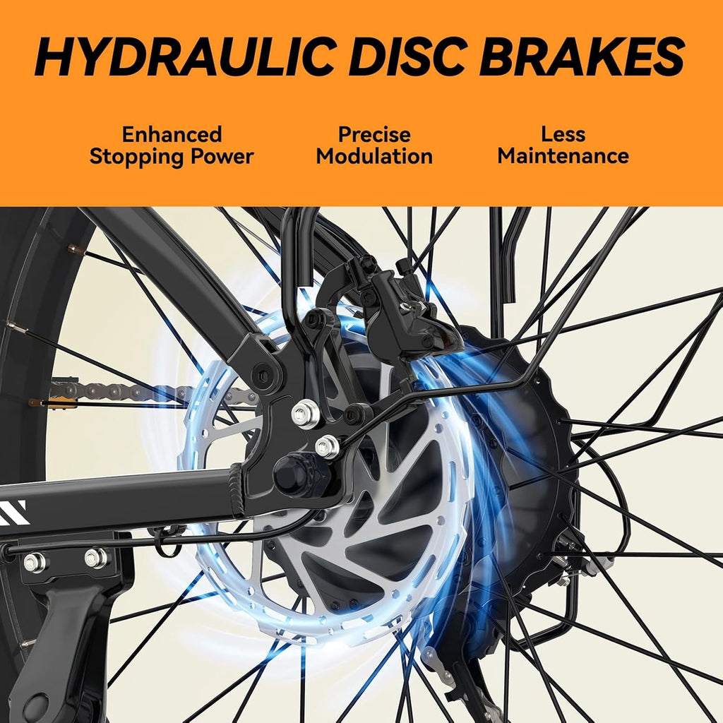 26 Electric Bike for Adult,5000w Dual Motors,up 100 Miles 52V 25Ah Ebike,26 x 4.0 Fat Tire Adult Bicycles for All Terrain,Mountain Commuter UL2849