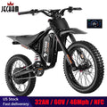 JECHAM QF200 PRO Electric Dirt Bike, 3000W, 60V 32Ah, 60-90 Miles Range, 47+ MPH, 19 Puncture-Resistant Tires, Full Suspension, Hydraulic Brakes, NFC Anti-Theft, UL2849