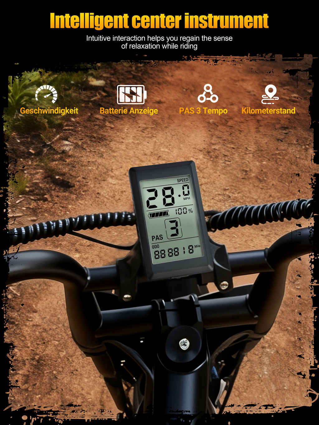 ESKUTE V100 Electric Bike for Teens Adults, 750W Peak 1500W 28 Mph 48V 13 Ah,16x4.0 Fat Tire E Bicycle, 7-Speed E-Bike with Dual Suspension, UL2849