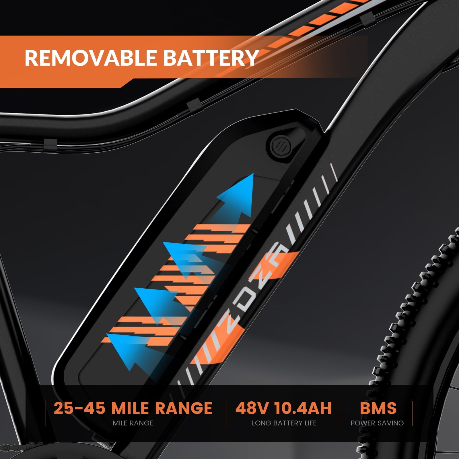 ZDZA 27.5'' Electric Bike for Adults, 1500W Motor 25MPH E-Mountain Bike, 48V 10.4Ah Removable, 7-Speed Ebike with Display UL2849