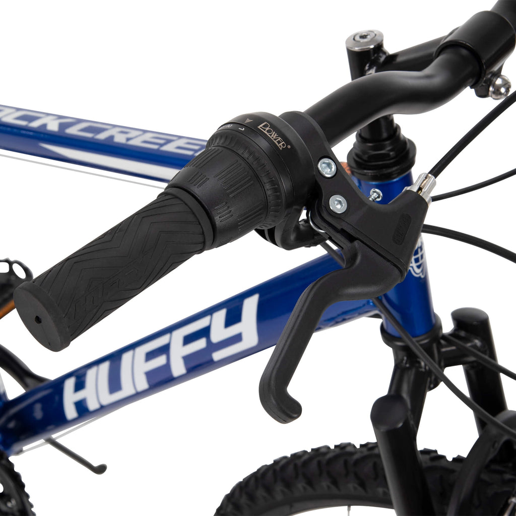 Huffy 26” Rock Creek Mountain Bike, Fits Riders 60”+, Blue, Adult, Men’s