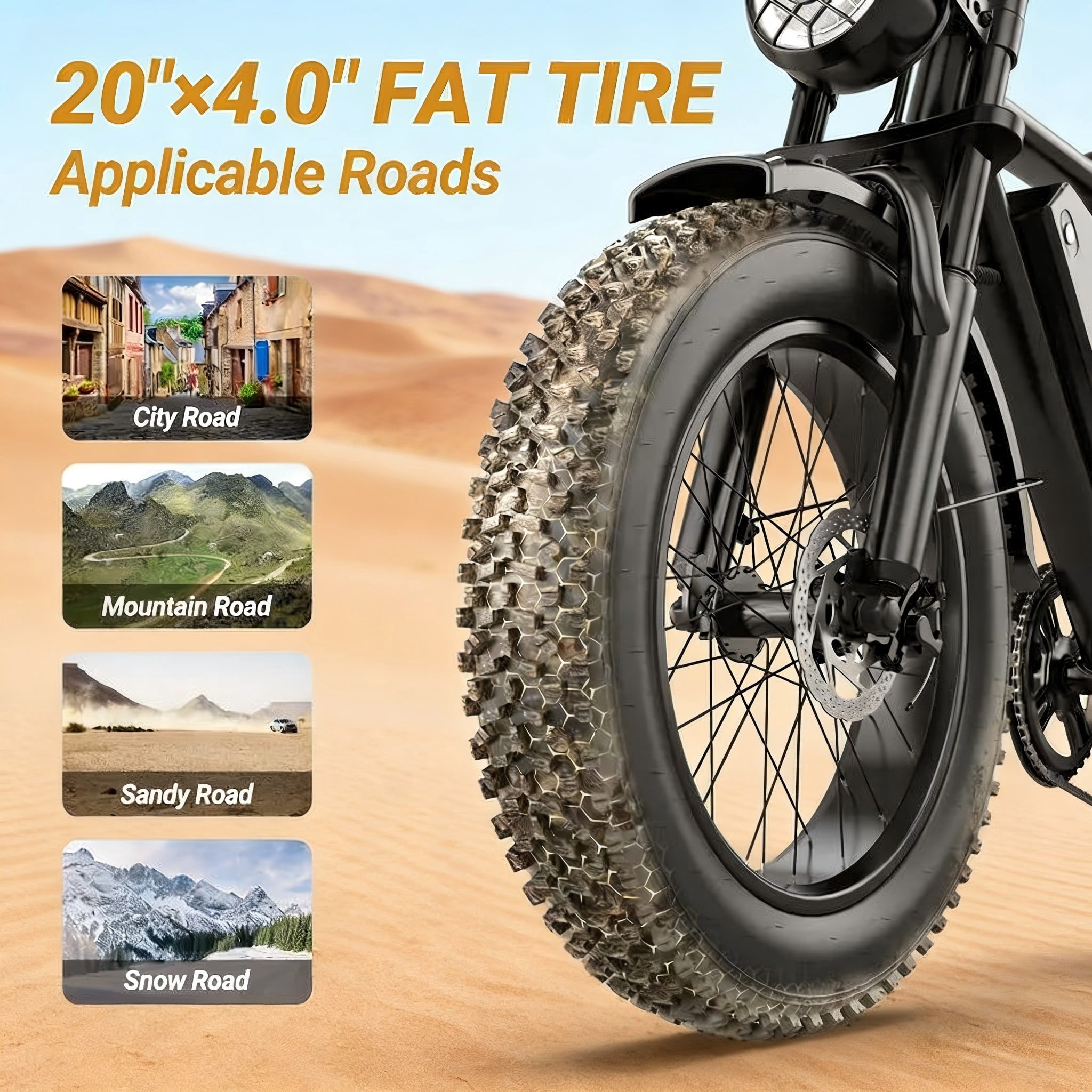 FLYPKIN FK20 750W Electric Bike for Adults, 31 MPH Full Suspension Fat Tire E-Bike with 48V 18Ah Removable Battery, 40–70 Mile Range, 2-Seater, UL 2849 Certified