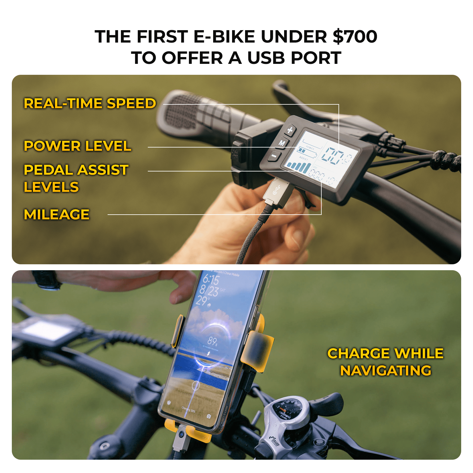 Skeri Electric Bike, 26x4.0 Fat Tire E Bike, 500W (Peak 1000) Motor, 48V 15.6Ah Removable Electric Bike for Adults, 60 Miles & 25 mph, Electric Bicycle with 7 Speed and Front Suspension