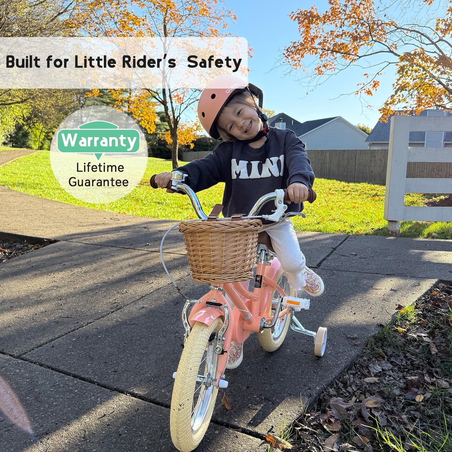 Glerc Little Molly 20 inch Kids Girls Bike for 7-13 Years Old Child,gifts,Blue