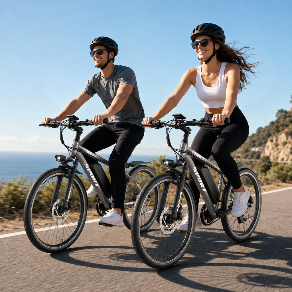 1200W Adult Electric Mountain Bike, 48V 10A Removable Battery-65 Miles, 26 Professional Shock Absorbing Tires,30MPH Off-Road Motorcycle,7 Speed Ebike,UL2849