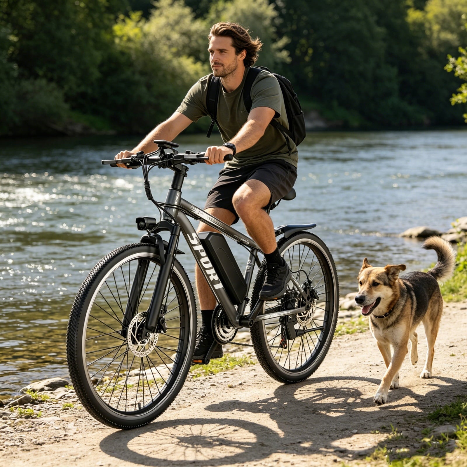 1200W Adult Electric Mountain Bike, 48V 10A Removable Battery-65 Miles, 26 Professional Shock Absorbing Tires,30MPH Off-Road Motorcycle,7 Speed Ebike,UL2849