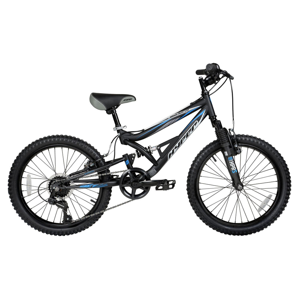 Hyper Bicycles Shocker Mountain Bike, 20 Wheels, Kids Age Group 8-13 Years, Black, Child