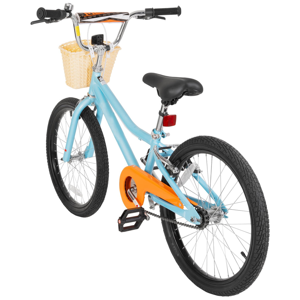 Hykolity Kids Bike Boy Girl Bicycle 16 inch for Children Age 4-7 Years Old Height 41-53 in Child Sport Bike Includes Training Wheel Basket Peach Pink