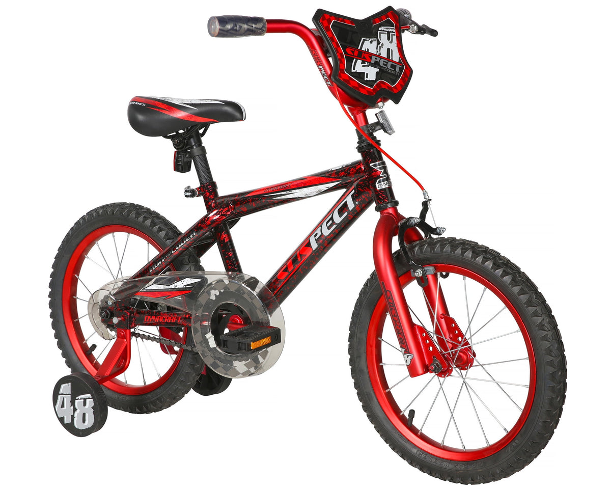 Dynacraft 16 Inch Suspect Boys BMX Bike for Child 5-7 Years