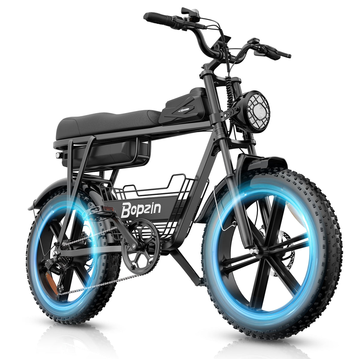 Electric Bike for Adults,1500W 35MPH,48V 20AH 30-80 Miles,20'' Fat Tire Mountain Bike with Rear Rack UL2849