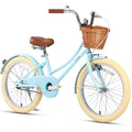 Glerc Little Molly 20 inch Kids Girls Bike for 7-13 Years Old Child,gifts,Blue