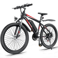 Gocio Peak 750W Electric Bike 26 Electric Bicycle for Adults Max 19.8mph Cruise Control System Ebike, 48V 375Wh Mountain Bike, 21 Speed for Man Woman UL2849 Certified