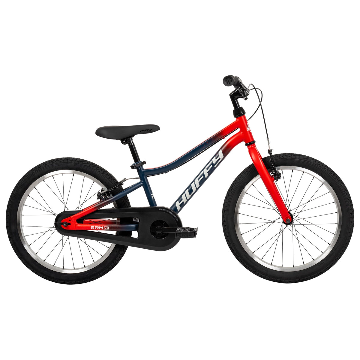 Huffy 20-Inch GRM Kids’ Bike, Perfect Fit Frame for a Natural Riding Position, Dual Braking System for Confident Control, Full Chainguard for Safety, Fits Riders 45–52 Tall, Blue