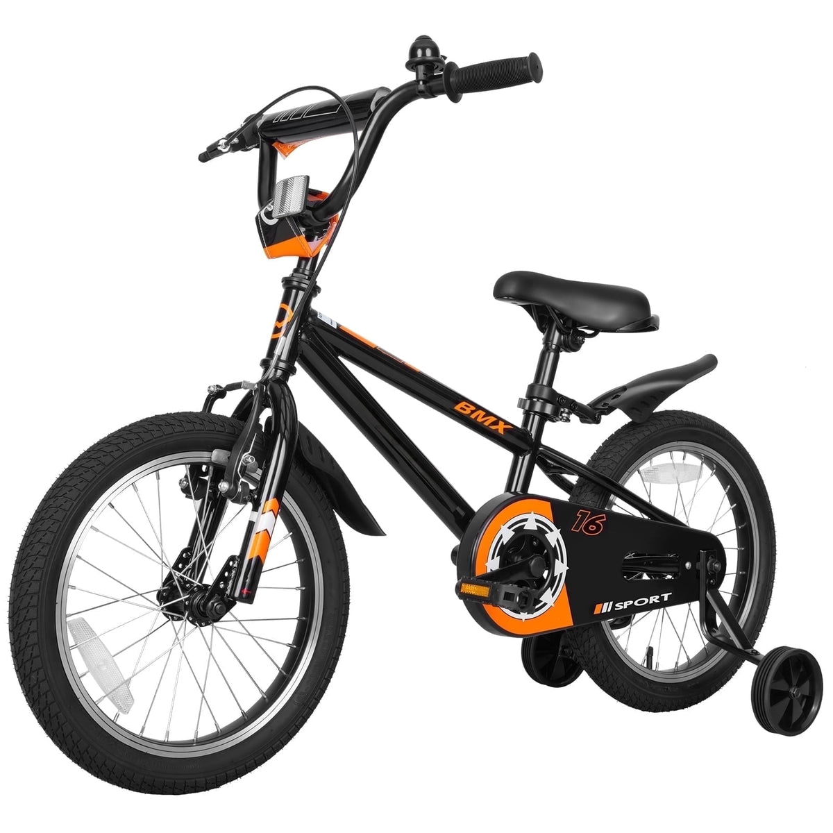 Anlibatt Kids Bike Boy Bicycle 16 inch for Children Age 4-6 Years Old Height 38-48 in Toddler Cycling Dual Hand Brakes Blue Sport Bikes
