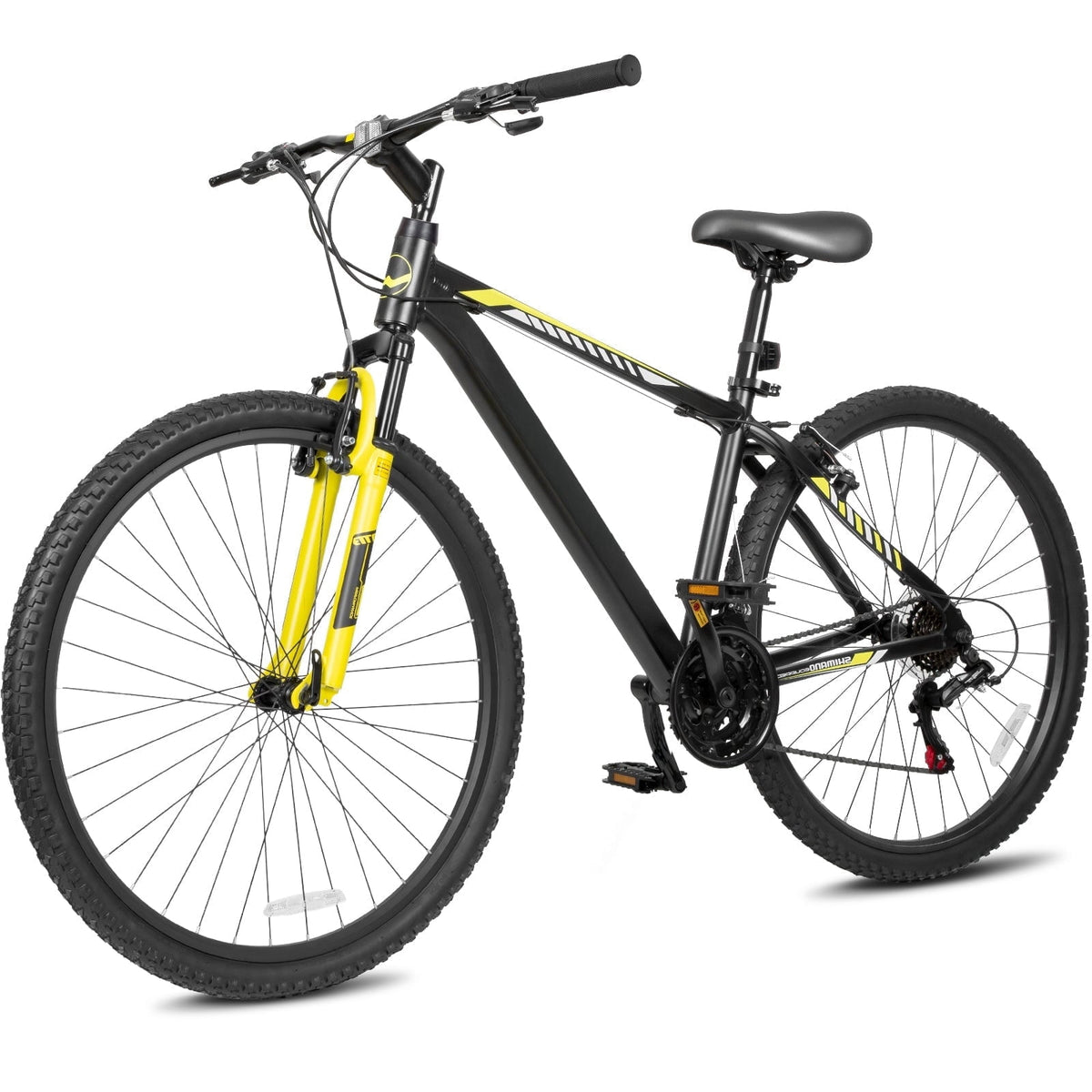 Hykolity 29 inch Mountain Bike 29r MTB Sport Bicycle Large Bike Full Suspension Lightweight Outdoor Cycling for Adult Men Woman - Pale White