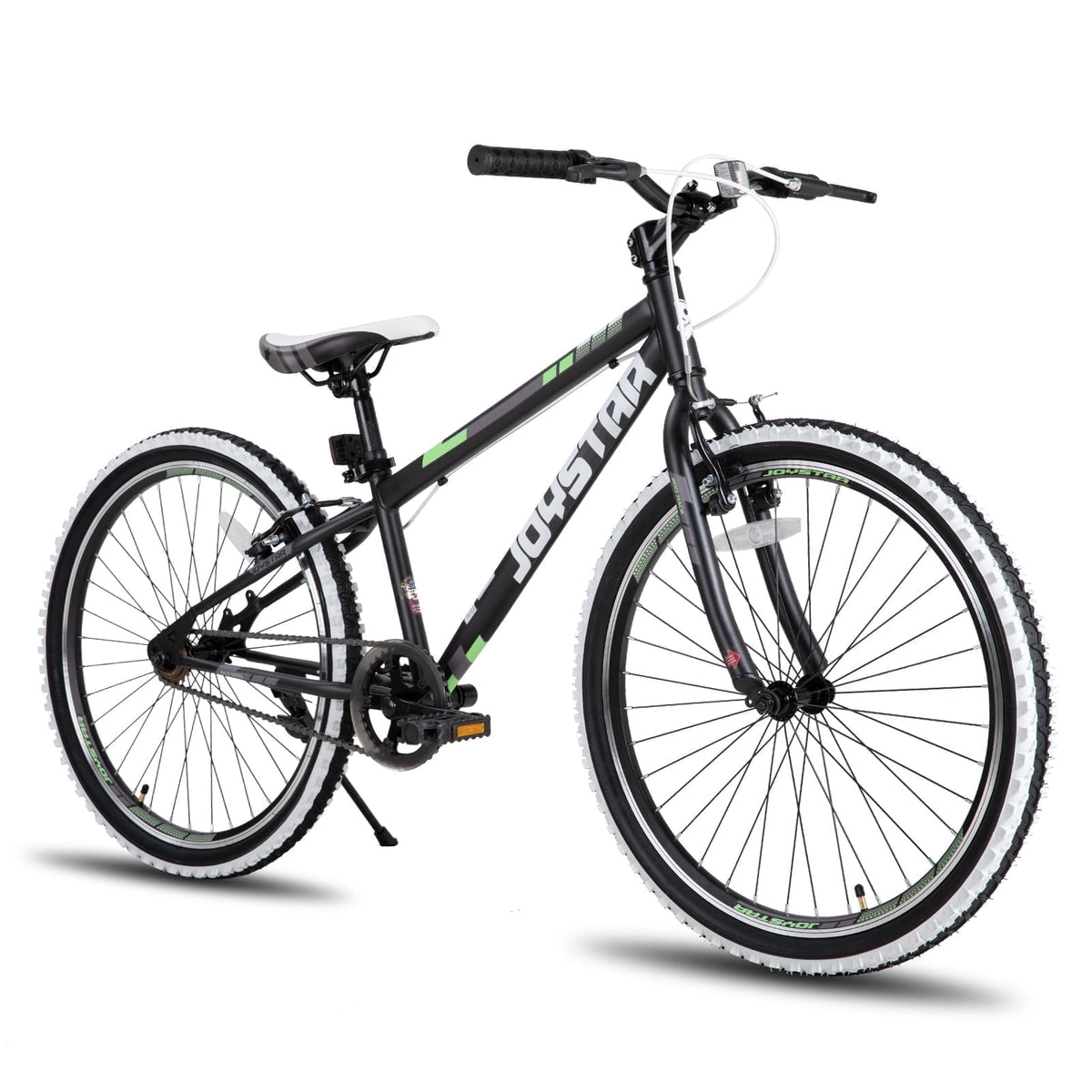 JOYSTAR Lubbock 20 24 Inch Kids Bike for Boys & Girls Ages 7-12 Years Hardtail Mountain Bike for Kids with 1-Speed/7-Speed Drivetrain, White Wall Knobby Tires, Kids' Bicycle