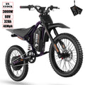 Jecham QF200 Pro 3000W Electric Bike for Adults, 60V 32AH Battery, 45+ MPH Speed, 80+ Miles Range , 19 Puncture-Resistant Tires, Dual Suspension & Hydraulic Brakes, NFC, UL2849