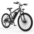Loonfat E26 26-inch Adult Electric Bike (Black), 750W Peak, 36V 10.4Ah Battery, 35-Mile Range, High Carbon Steel Frame, 7-Speed, UL 2849 Certified