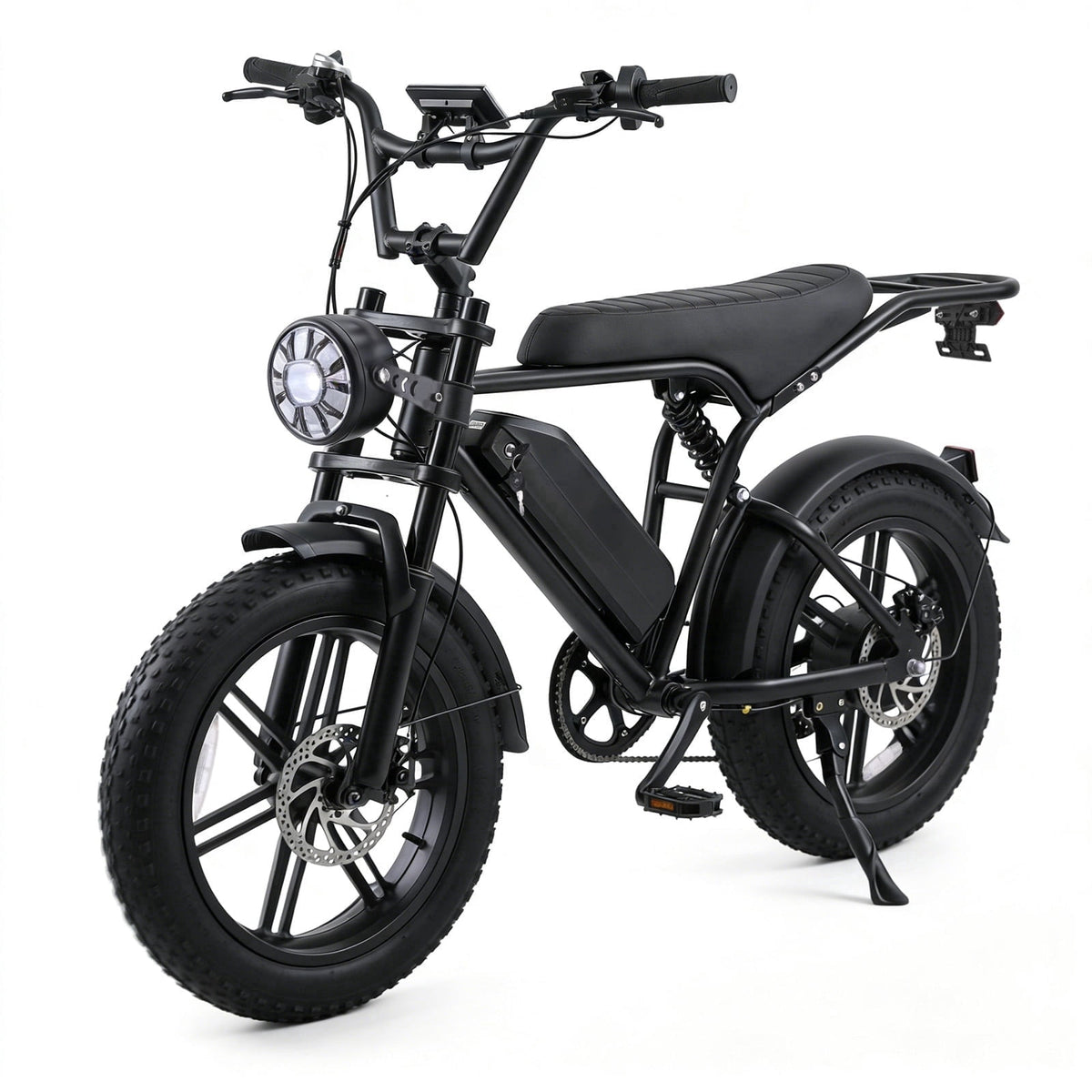 Electric Bike for Adults, 20 x 4” Fat Tire Electric Bicycle, 1500W Peak Motor 60 Miles, 48V 15Ah Removable Battery & 7 Speed Electric Mountain Bike , UL2849