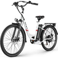 Vivi Electric Bike for Adults 26 Electric Cruiser Bike 48V 500W Step-Through Electric Bike 19.8MPH City Commuter Electric Bike with Cruise Control, UL2849 Certified