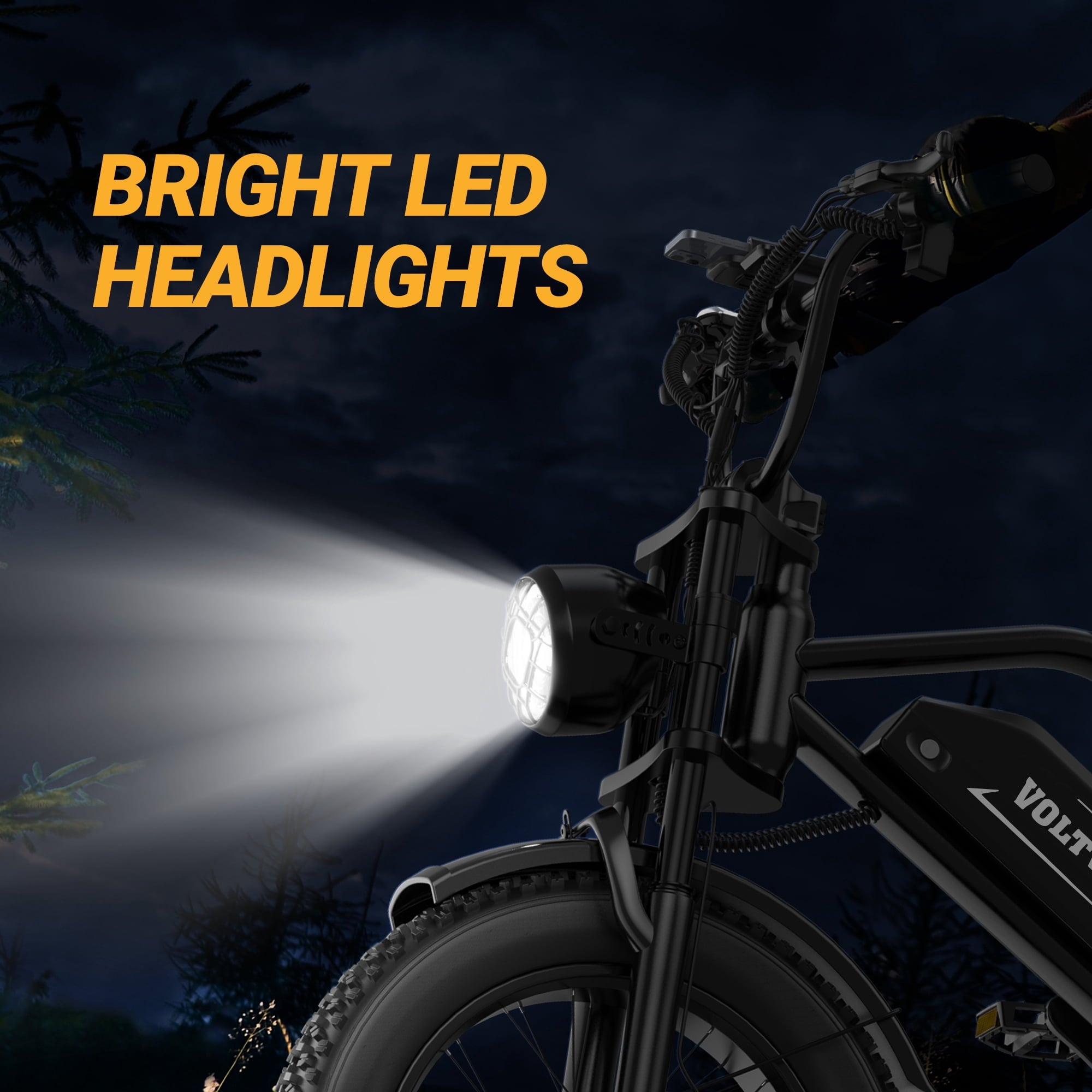 VOLTVOGUE BK-20 Adult Electric Bike, 1500W Brushless Motor, 20 Fat Tire 48V 960Wh Ebike, 31MPH Top Speed Dual Suspension