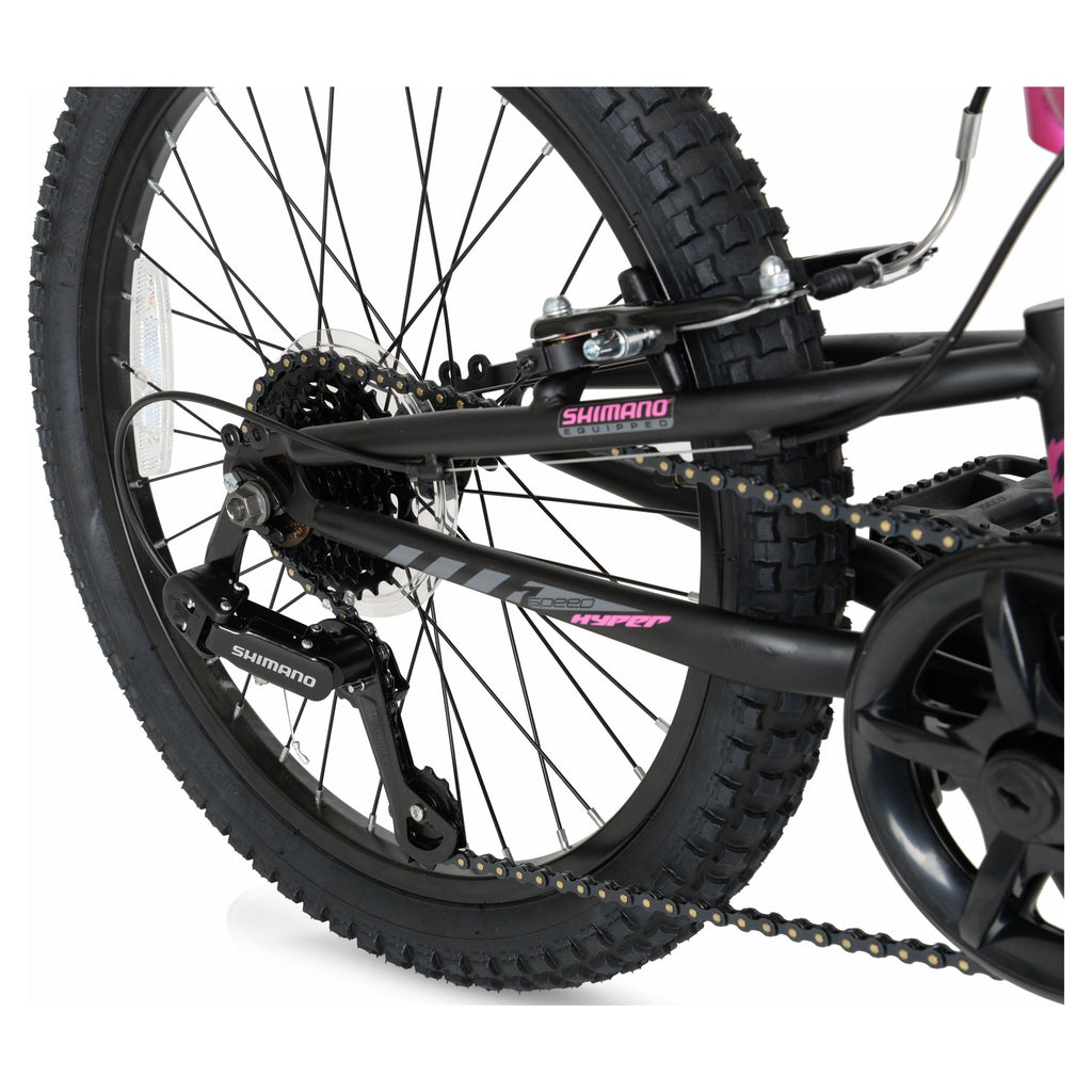 Hyper Bicycles 20 Girl's Swift Mountain Bike. Children Ages 8-13, Magenta
