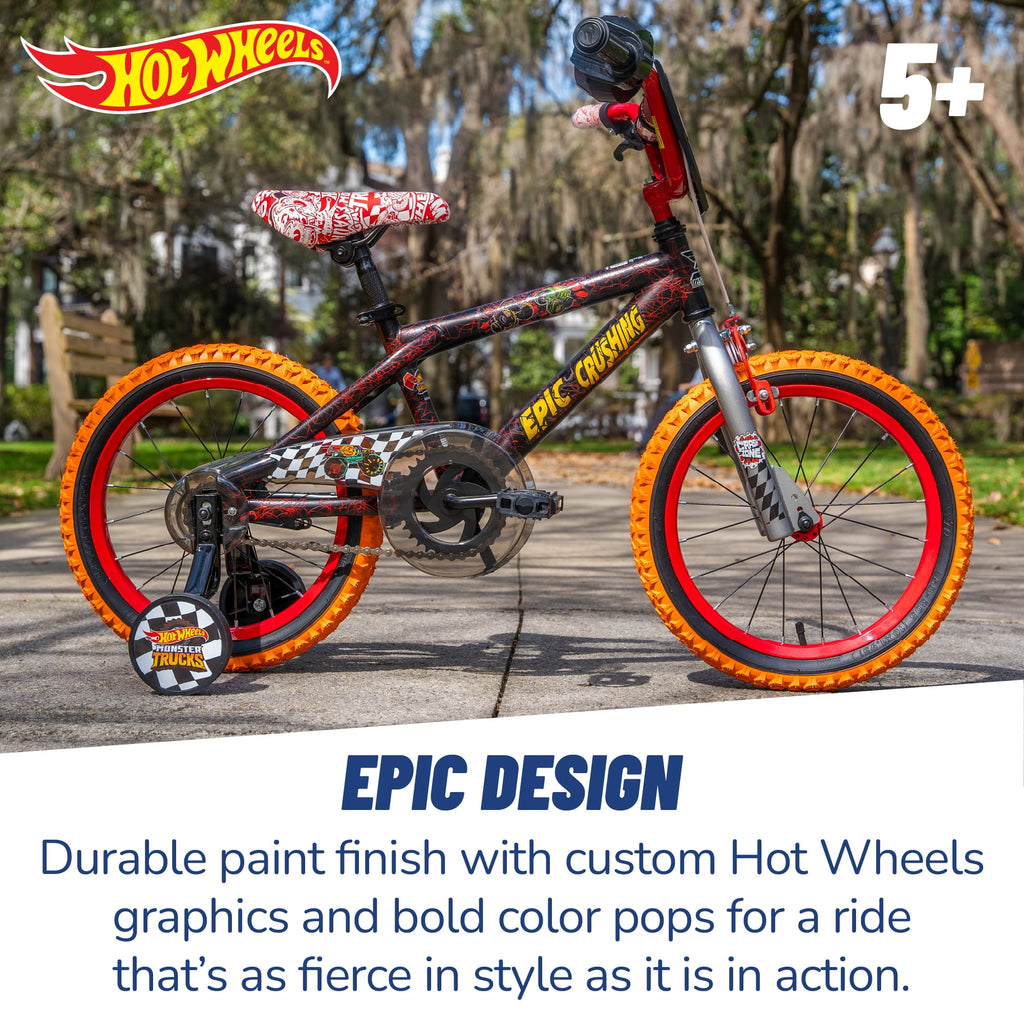 Dynacraft Hot Wheels 18-inch Boys BMX Bike For Age 6-9 Years