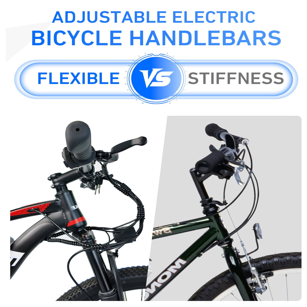 Setohet 26 Electric Bike for Adults, ebike 1200W Peak Power Motor, 45Miles 20MPH 432Wh Battery,7-Speed, UL 2849