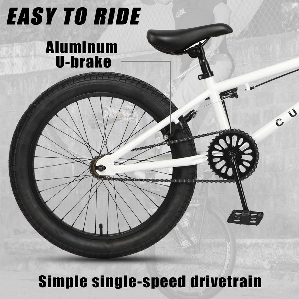cubsala 18 in Freestyle BMX Kids Bike for Age 5-8 Years Old Boys Girls,Blue