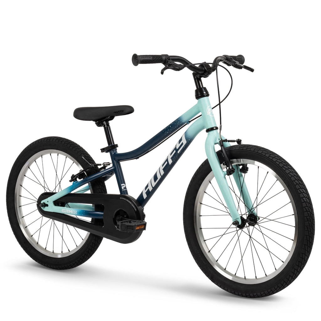 Huffy 20-Inch GRM Kids’ Bike, Perfect Fit Frame for a Natural Riding Position, Dual Braking System for Confident Control, Full Chainguard for Safety, Fits Riders 45–52 Tall, Blue