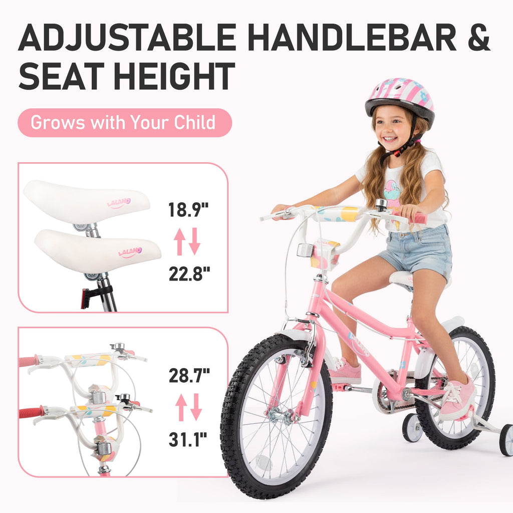 Ktaxon Kids Bike for Ages 2-5 Years Old, 12 Inches Kid's Bikes with Training Wheels, Children Bicycle for Boys Girls, Easy to Assemble, Learning to Ride, Blue