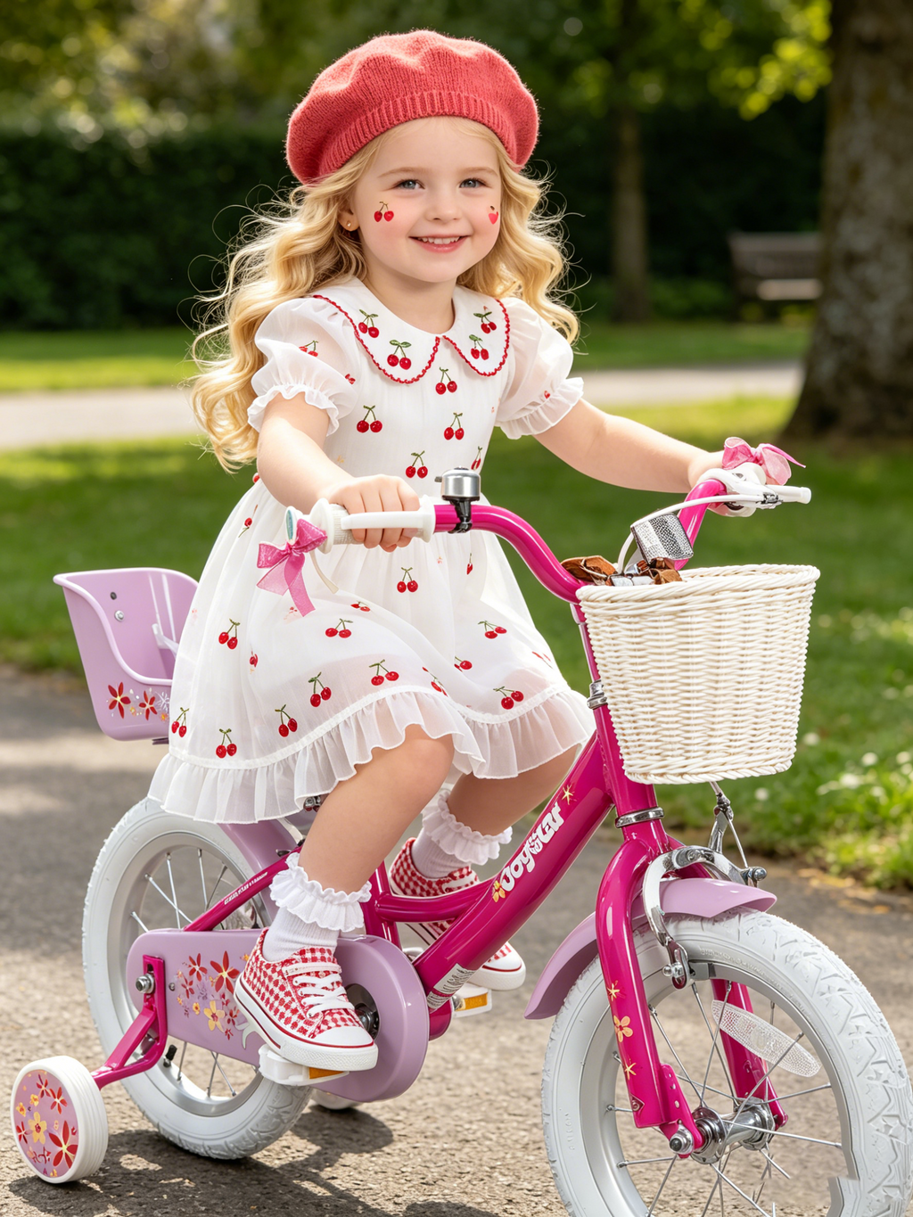 Joystar Unicorn 12inch Girls' Bike, Purple