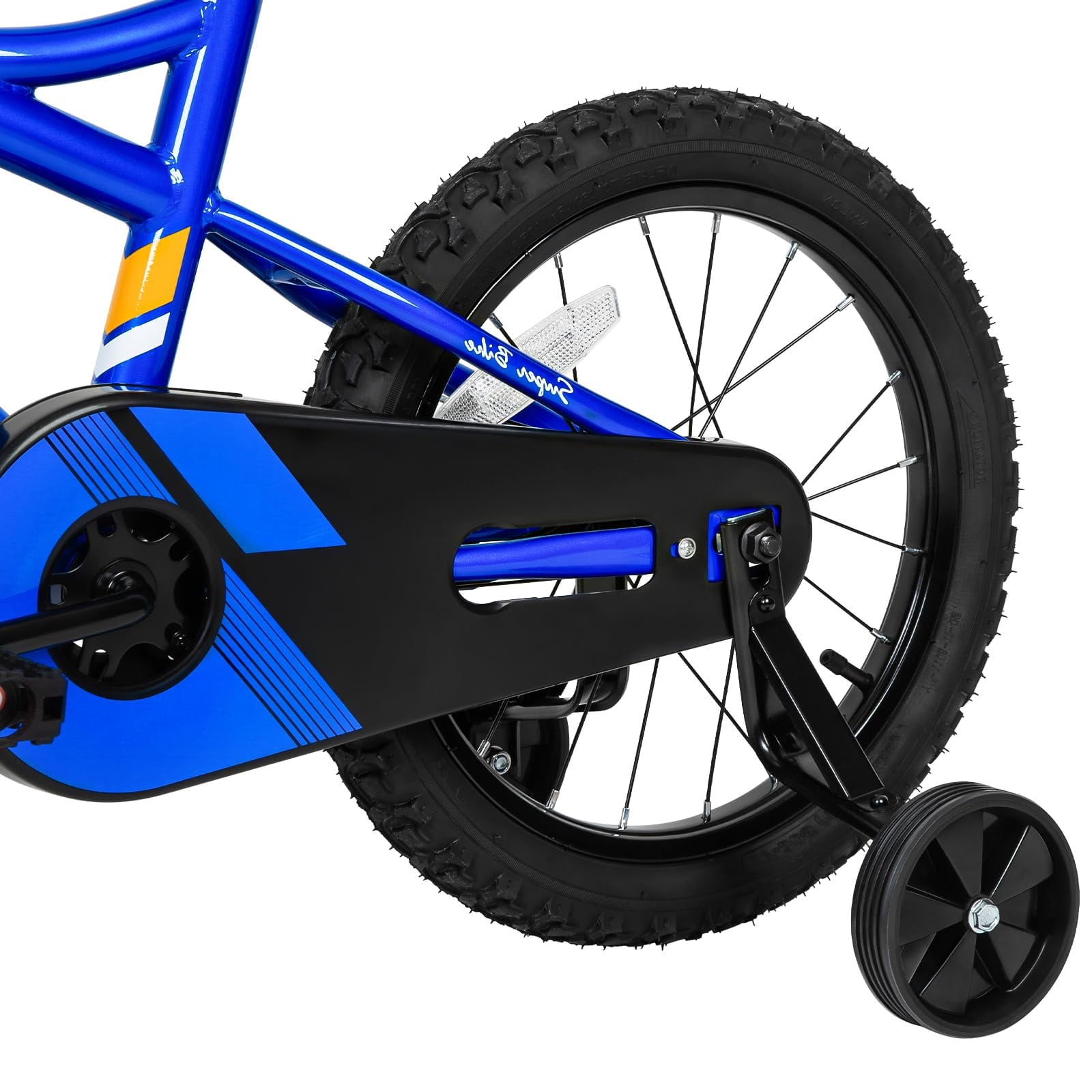 Anlibatt Kids Bike Boy Bicycle 16 inch for Children Age 4-6 Years Old Height 38-48 in Toddler Cycling Dual Hand Brakes Blue Sport Bikes